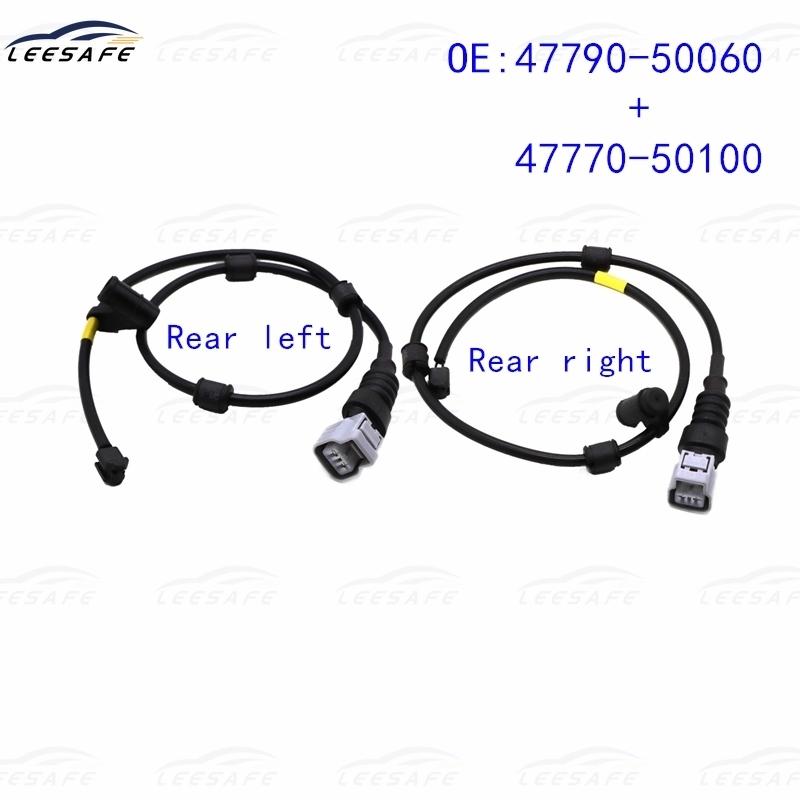 4779050060 + 4777050100 Rear Axle Left and Right Brake Pad Wear Sensor for LEXUS LS460 LS F4 460 AWD OE# 47790-50060 47770-50100