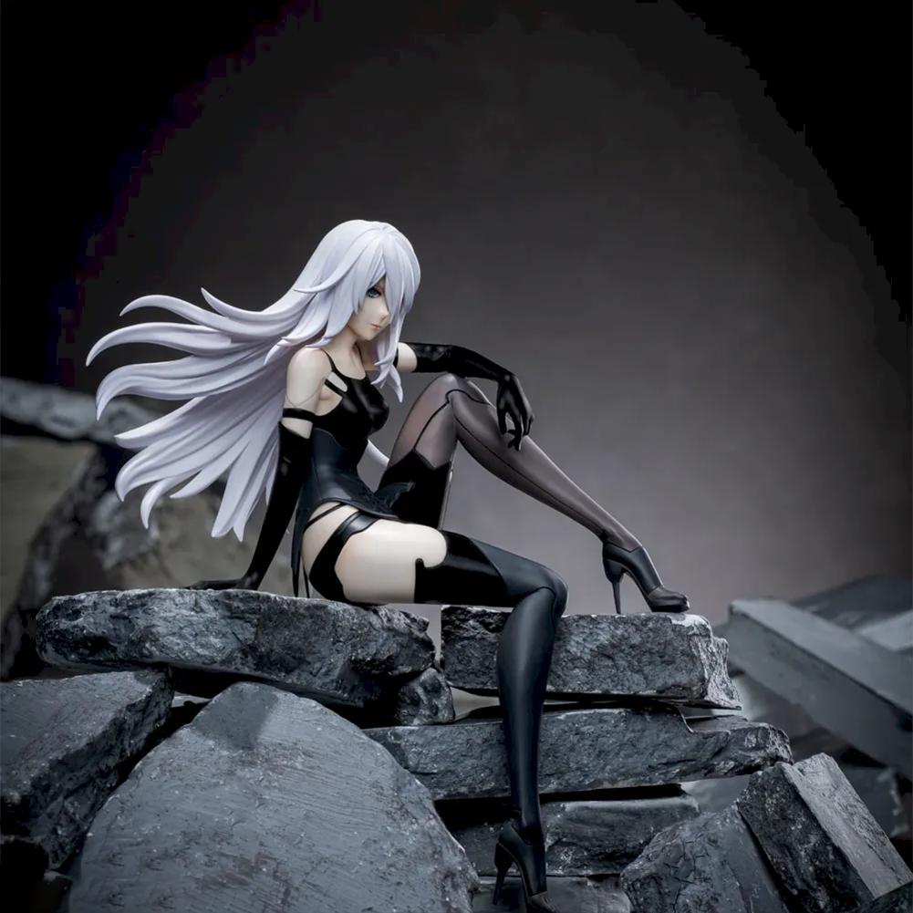 15cm Anime NieR 9SYorha Typ A Nr. 2 A2 Typ B Nr. 2 Typ S Nr. 9 Figur sitzend Actionfigur Spielzeug Hobbys PVC Modell Sammler Geschenk