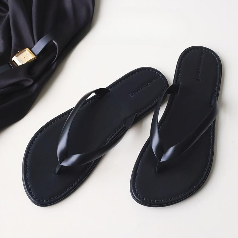 Niche Soft-soled Herded Shoes for Women Flat-bottomed Flip-flops