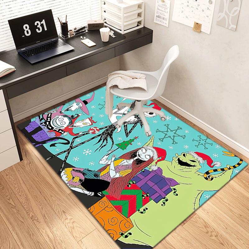 1PC The Nightmare Before Christmas Rug - home decoration Carpet For Living Room Bedroom Flooring Computer Chair Area Rug