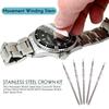 5pcs Steel Movement Watch Stem Crown Kit for Seiko NH34 NH35 NH36 NH38 NH39 Watch Accessories