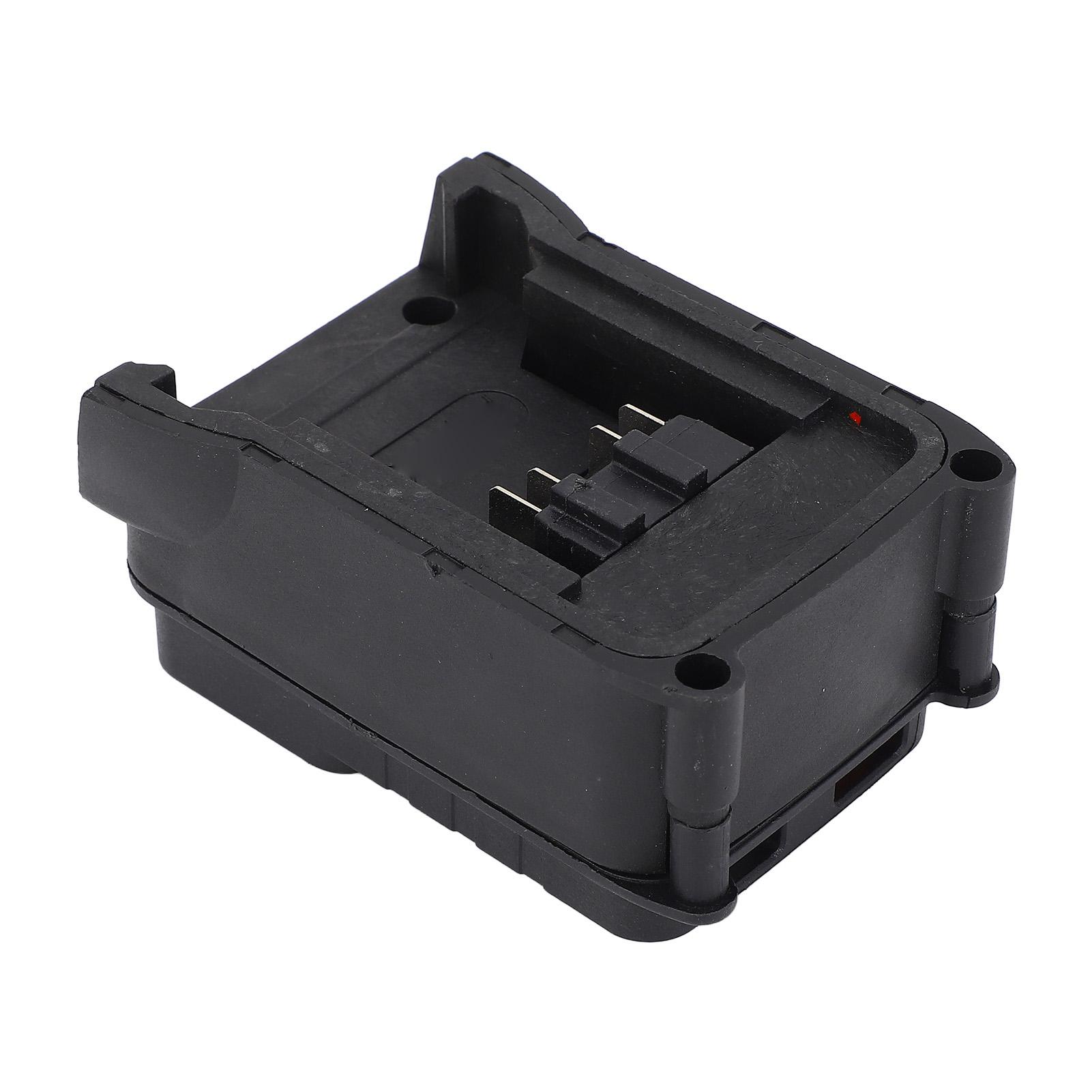 

Адаптер аккумулятора 18 В в блок питания Двойной USB DC 5 В 2,1 А Выход Адаптер-зарядное устройство для литиевых аккумуляторов электроинструментов