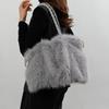 New Women's Large-capacity Plush Shoulder Bag