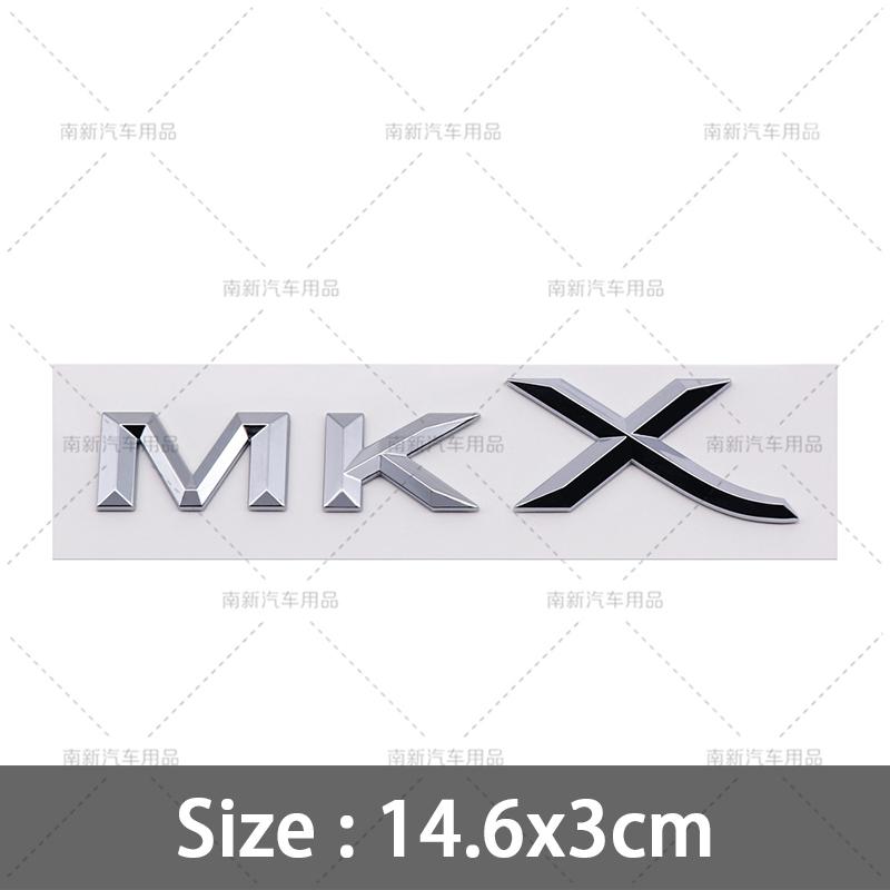 3D ABS 2.0H 3.0H Letter Stickers 2.0T 3.0T 2.3T 2.7T MKZ MKC MKX Embelm Badge Car Logo Rear Trunk Decal Auto Body Sticker