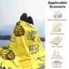 1pc Pineapple Fruit Outdoor Flannel Blanket Soft Warm All-Season Throw for Sofa Bed Car Camping Office, Cozy Gift Idea1139S
