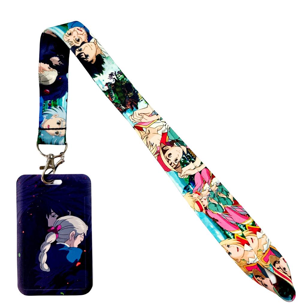 Anime Lanyard Japán Manga Nyakpánt Kulcshoz Személyi Iratokhoz Telefonpántok Kitűzőtartó Akasztókötél Kulcstartók Kiegészítők Ajándékok