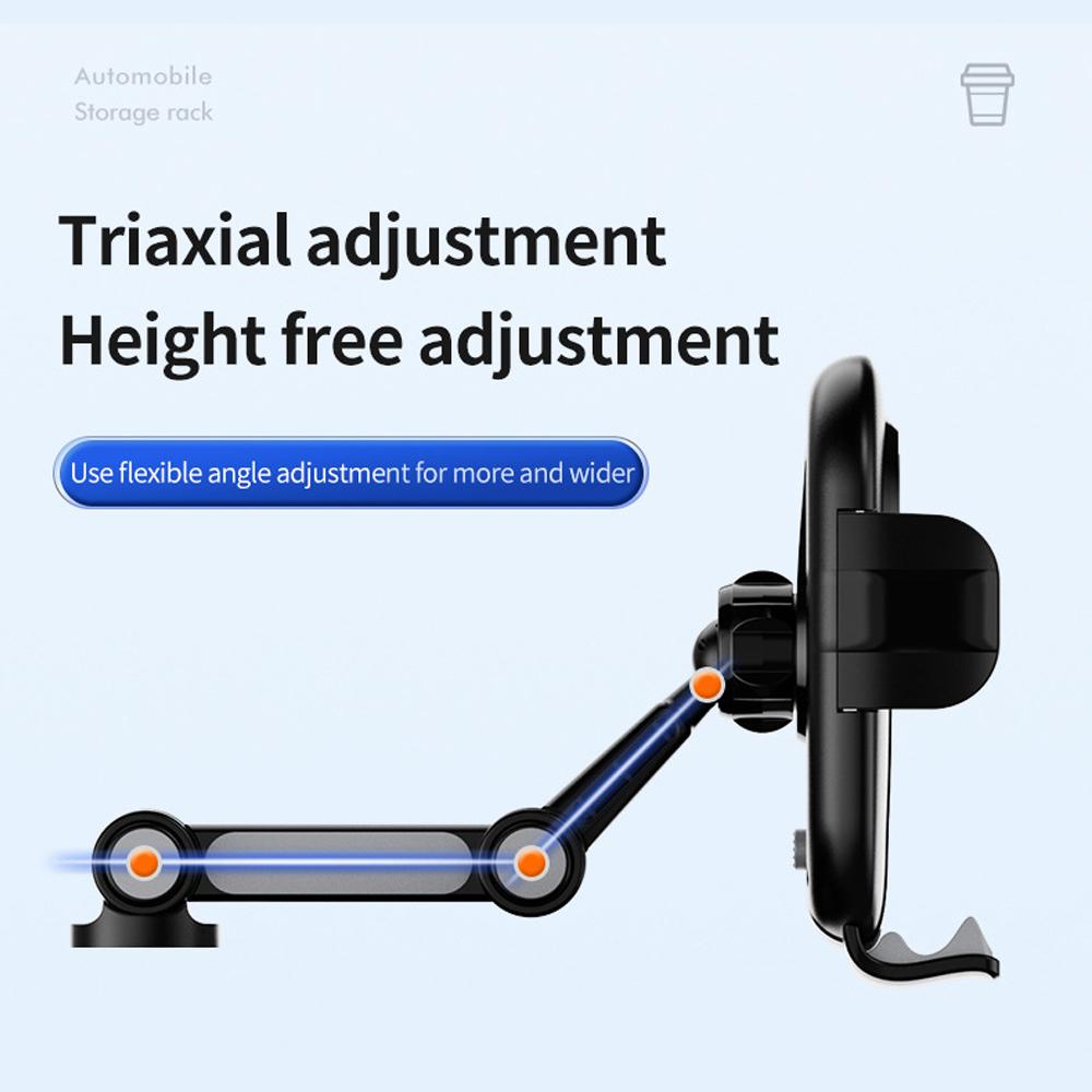360-degree Rotating Car Cup Holder and 2 In 1 Multifunctional Mobile Phone Mount for Drink Holder and Coffee Cup Holder