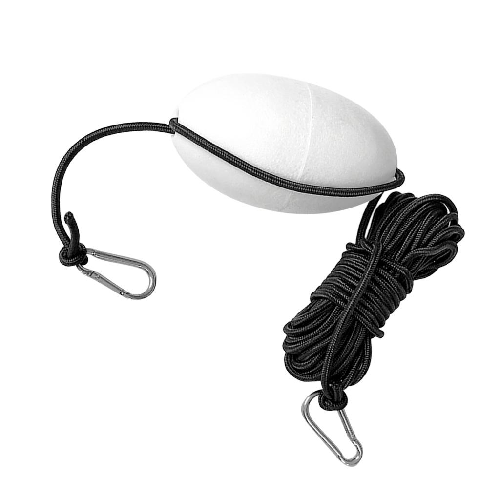 Kayak Canoe Float Tow Rope Line with Stainless Steel Clip Kayak Parts Rope for Fishing Kayak Accessories