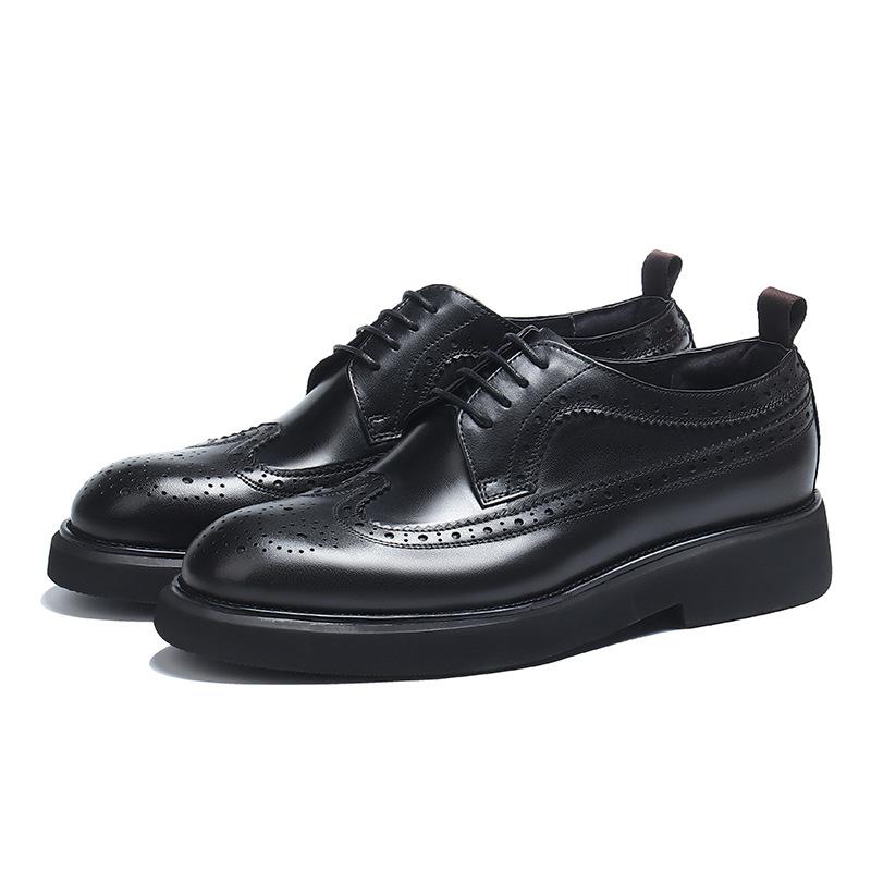 Fashion Shoes Genuine Casual Leather Shoes High Quality Dress Shoes Man Male Genuine Leather Social Shoe Men Shoes Leather Shoes Men