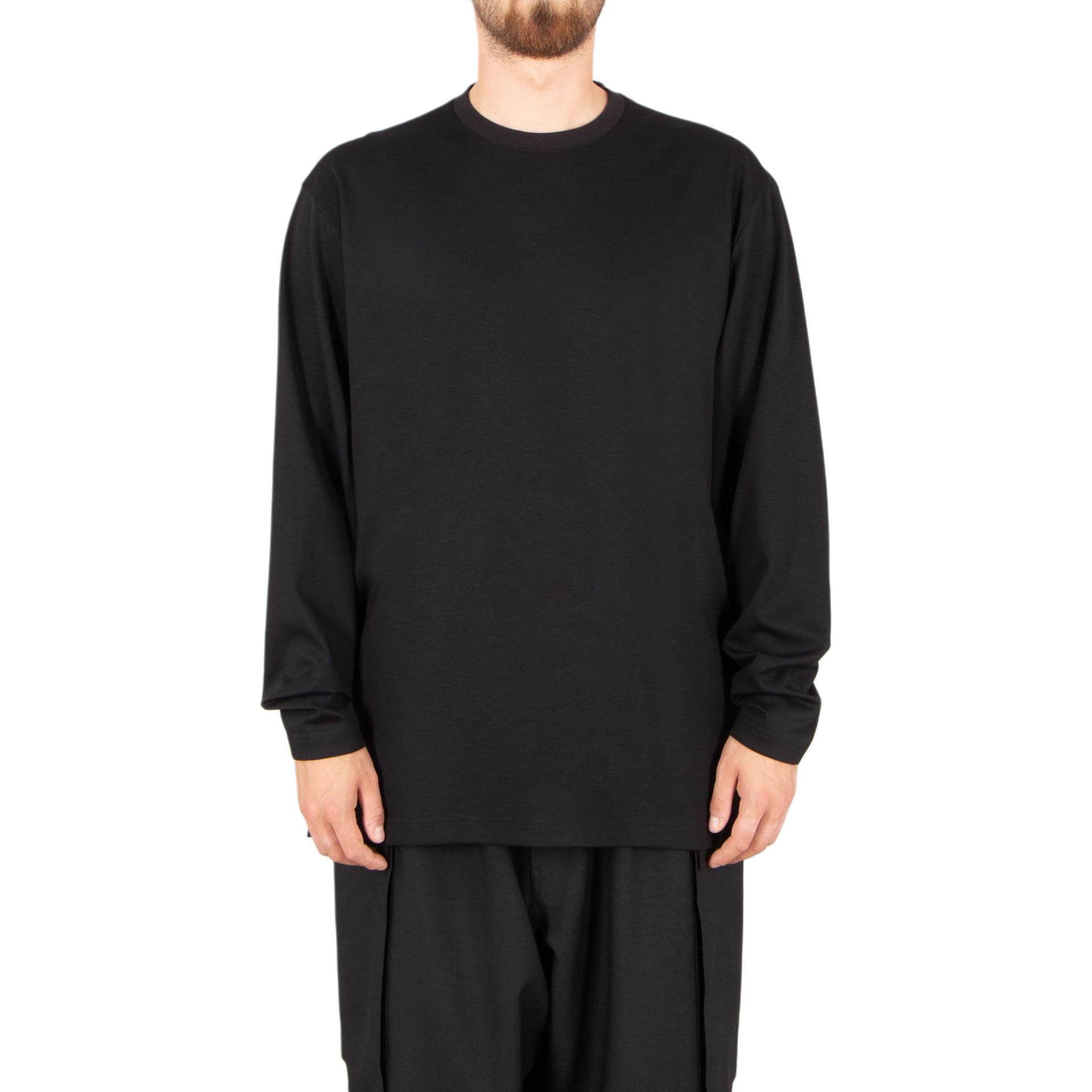 

Y-3 Loose Fit Crew Neck Long Sleeve T-Shirt Men Tops JX7278 S