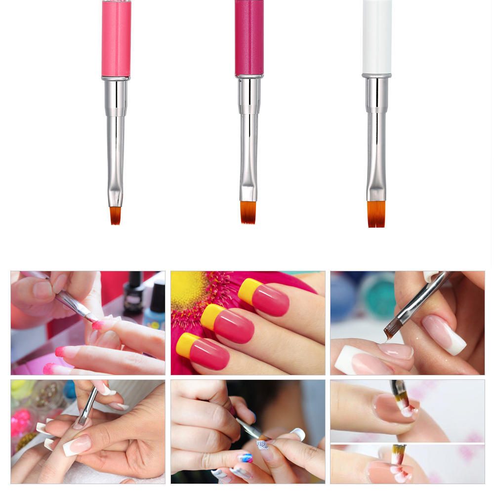 Gemini_mall 5-in-1 Nailart Pinsel Set – Für Acryl- Und UV-Gel-Nägel, Mit Ritzbürste & Flüssigem Puder