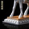 1 pc Tantric Supply Esoteric Buddhist Resin White Treasured Horse/ Moni Elephant Home/Temple Putting Decoration Crafts