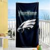 Philadelphia Eagles Personalized Name Beach Towel High Absorbency Quickdry