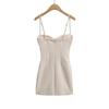 Spicy Girl Strapless Dress: Women's Sexy Slim Fit Bodycon with Bra Pad