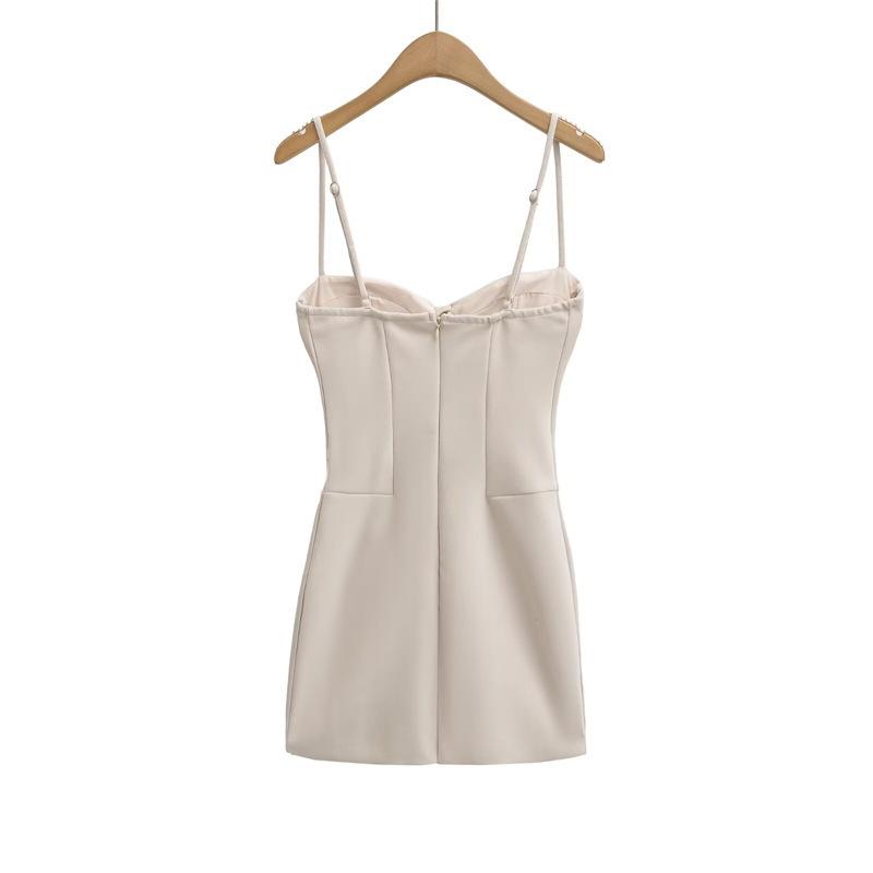 Spicy Girl Strapless Dress: Women's Sexy Slim Fit Bodycon with Bra Pad