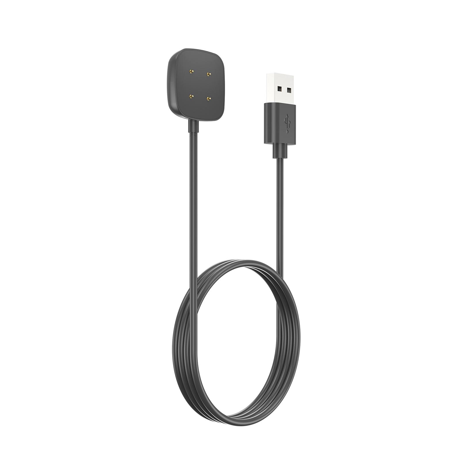 

Адаптер для зарядки док-станции для смарт-часов Магнитный USB-кабель для зарядки Кабель питания Совместимость с Fitbit Versa 4/3 Sense 2/1 100CM