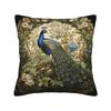 Peacock Feather Printing Pillow Cover  Retro Trendy Pillow Case For Living Room Chair Graphic Pillowcases Birthday Gift