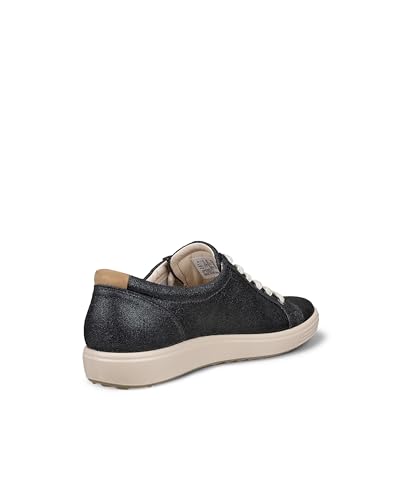 ECCO Soft 7 Sneakers, Women's, Silver Heavy, Size 24.5cm, 3E, 43000305763