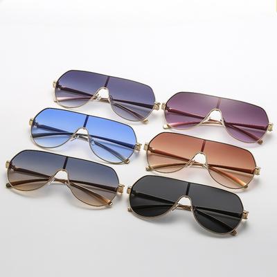 Vintage Oversize Square Sunglasses for Women New Fashion Brand Alloy Gradient Elegant Sun Glasses Ladies Sexy Driving Shades