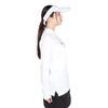 Long Sleeve High Neck Knit Golf LL [Pin Apparel] Women's (Logo Print) / / 622-4275002 030_White