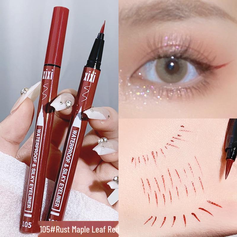 Waterproof Colorful Eyeliner Pen - Thin, Easy To Apply, Long-lasting, Smudge-proof for Beginners