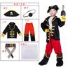 Halloween cos kids male jack pirate costume masquerade party female cosplay costume suit