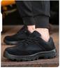 Men's Breathable Lightweight Safety Shoes: Soft Sole, Anti-Smash, Anti-Puncture, Wear-Resistant, Insulated.