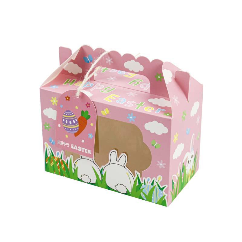 Colorful Easter Chicks & Rabbits Handheld Souvenir Box