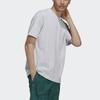 adidas originals B+F Trefoil Tee Logo Loose Sports Short Sleeve Blue Men's GN3496