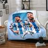 Football Messi Blanket Warmthful Decor Perfect for Office Chair Sofa Office for All Seasons Warmthful Decor Ideal Gift For Birthday Valentine'S Day