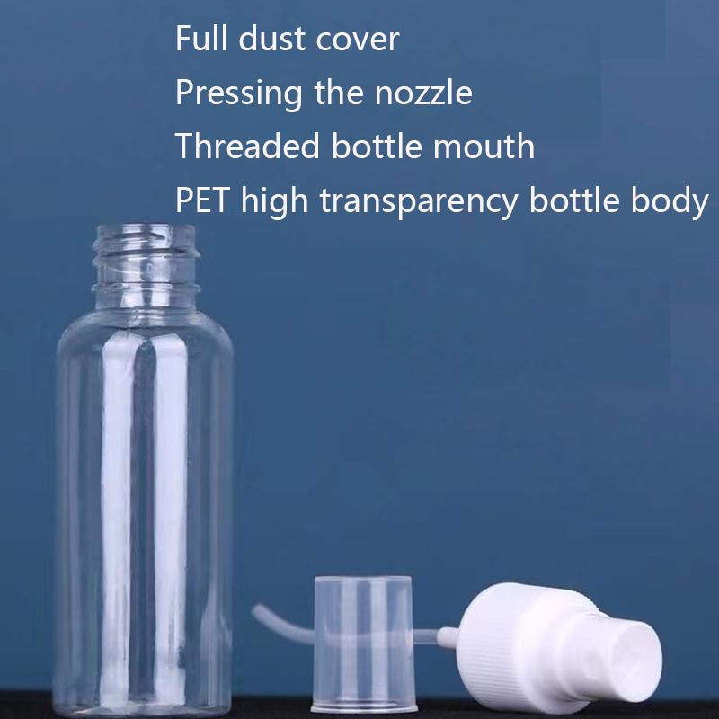 Refillable Bottles Empty Spray Bottle Transparent Plastic Perfume Bottles Mini Cosmetic Spray Bottle Atomizer 20/30/50 ML
