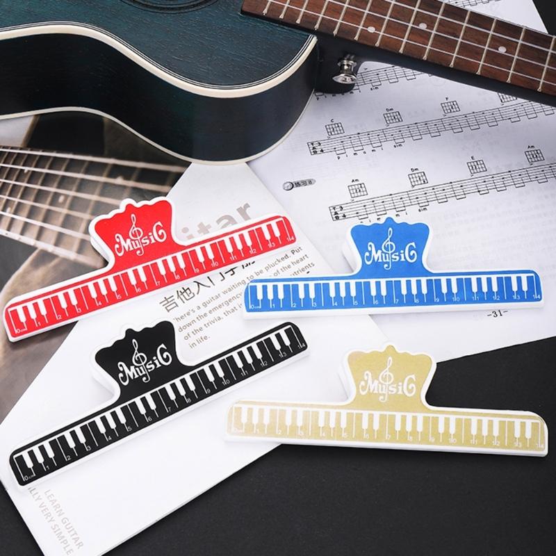 Music Note Clip Music Clip Book Page Clip Plastic Big Music Stationery Book Clip Music Book Page Holder Practice Parts