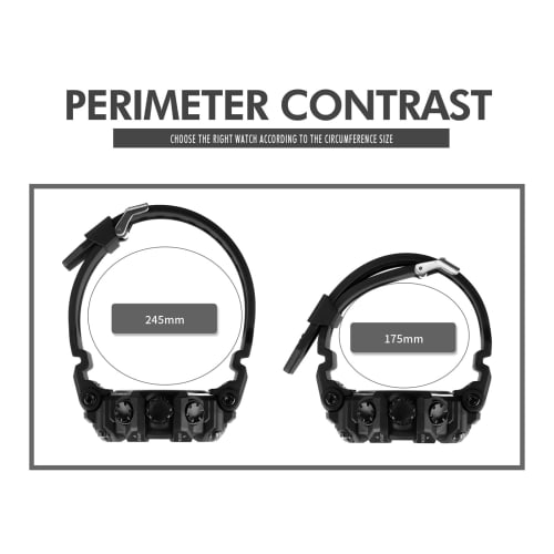 Men's Sports Watch, Chronograph, Backlight, Shock Resistant, Dual Display, 50M Water Resistant, Black