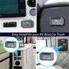 12-24V Dual USB QC3.0 Car Boat RV Fast Charger Socket LED Power Outlet Accessory