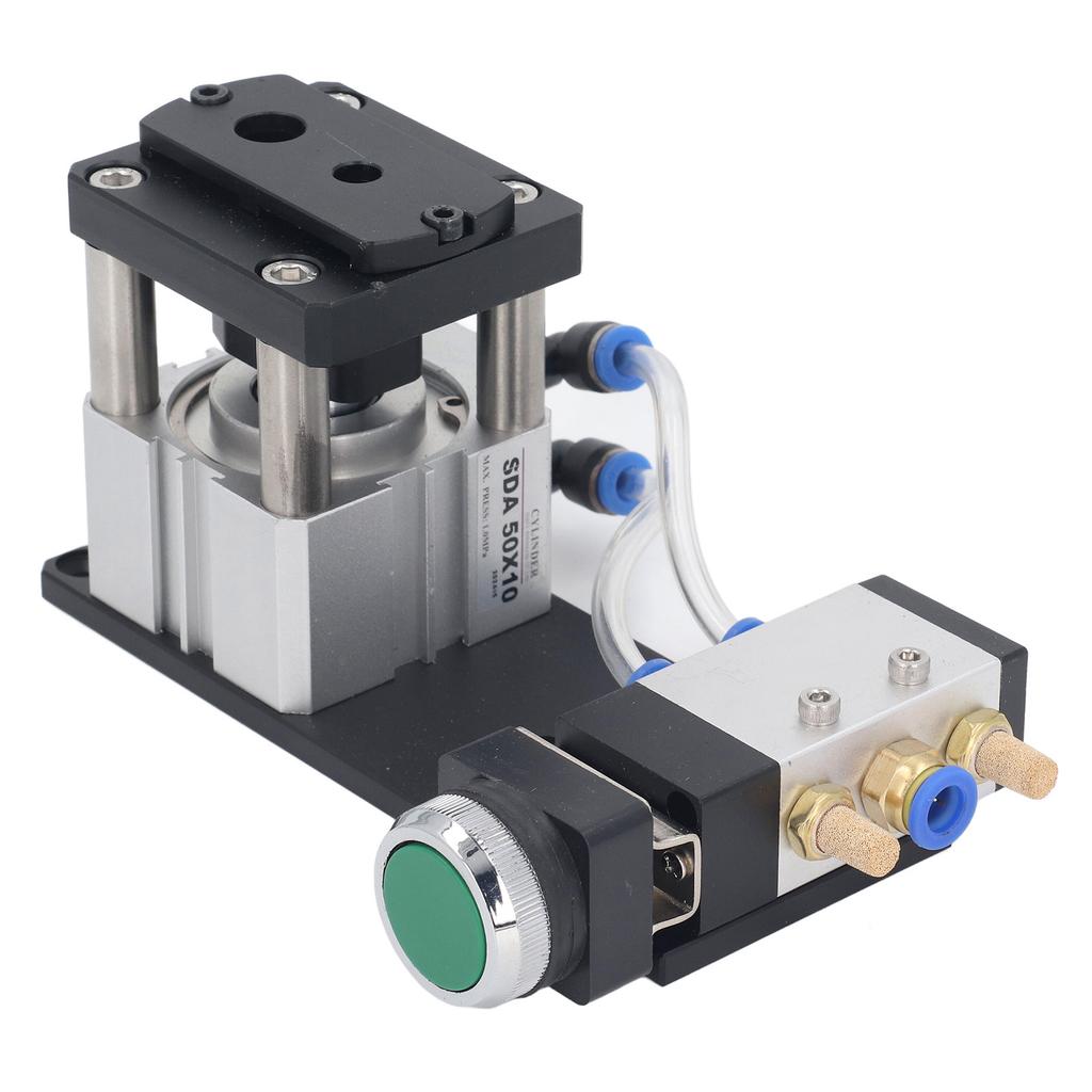 2 Hole Punch Pneumatic Edge Banding Puncher 8mm 12mm Aperture Aluminum Alloy Air Punching Tool