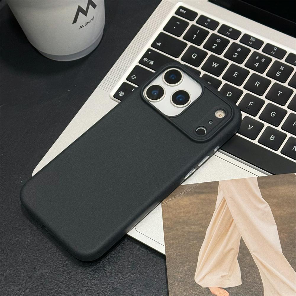 Frosted Solid Color For Magsafe Case For iPhone 17Pro 14 13 15 16 Pro Max Touch Camera Button Magnetic Soft Silicone Back Cover