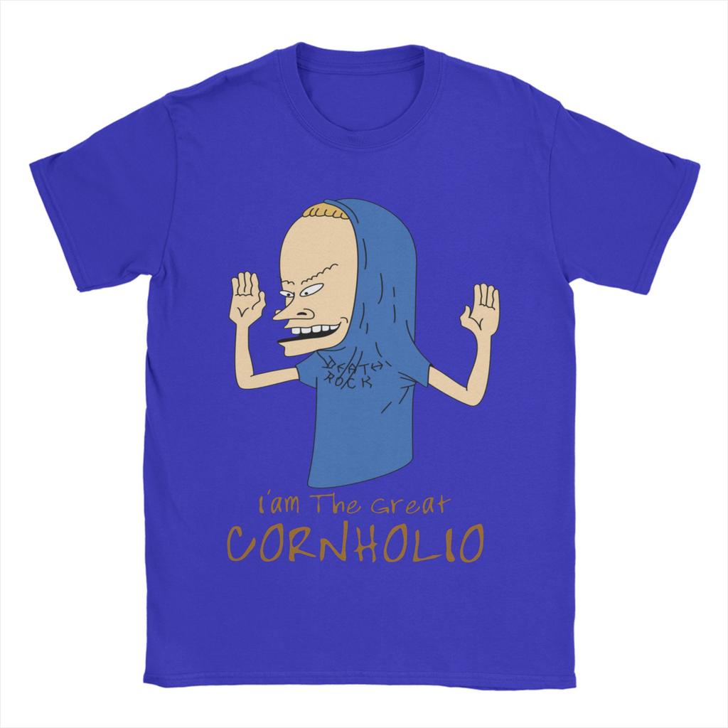 Beavis and Butthead Great Cornholio T Shirt 90s Cartoon BB 100 Cotton Clothing Vintage Short Sleeve Tees Plus Size TShirts