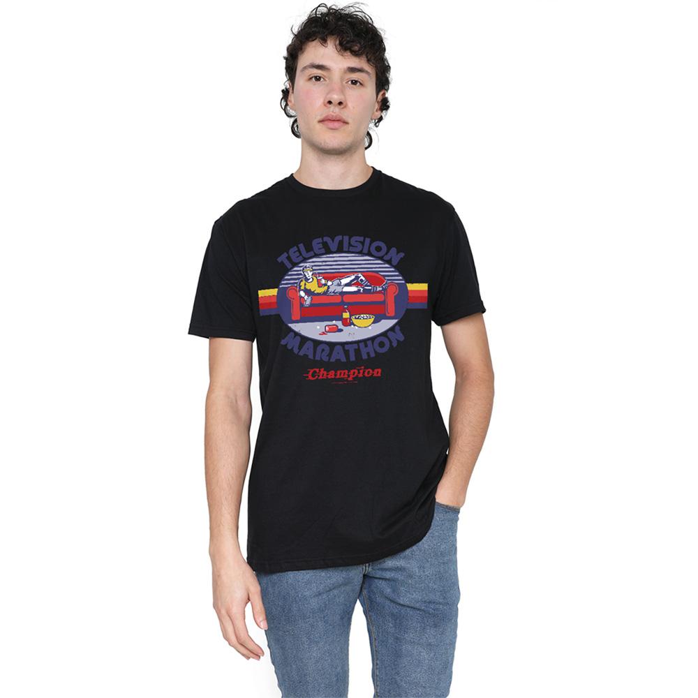 Steven Rhodes Unisex Adult Television Marathon Champion T-Shirt