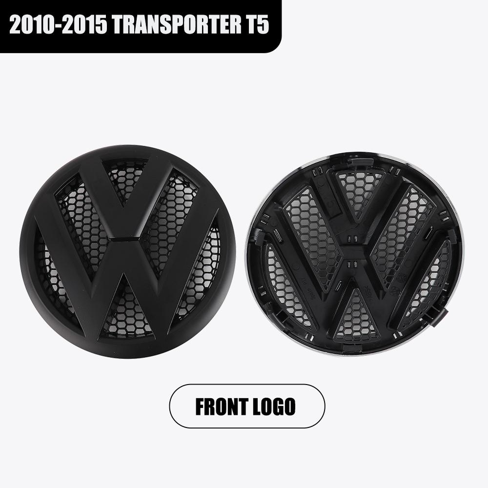 

2026 Hot For VOLKSWAGEN VW 2pcs Car Front Radiator Grille Emblem Cover Rear Trunk Logo Badge Lid Accessorie For Volkswagen VW Tr