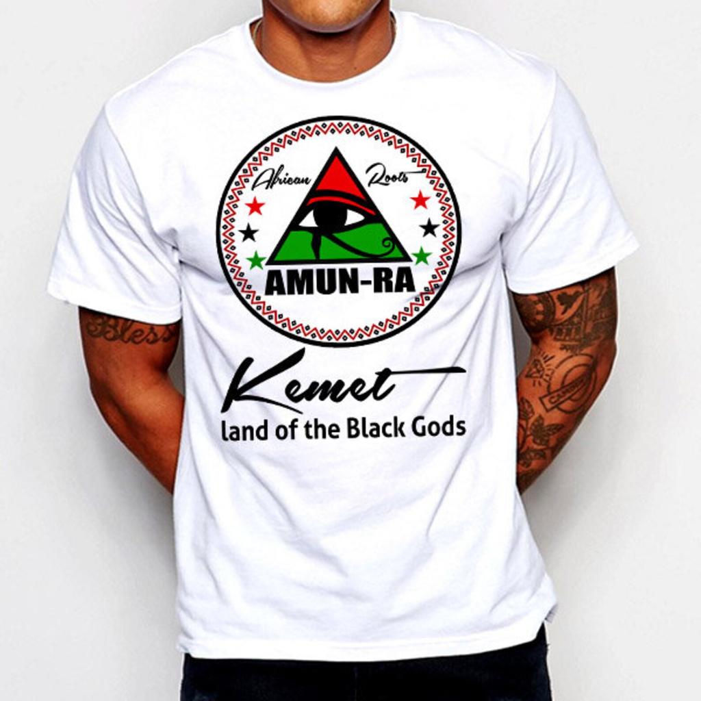 Black History Month T-Shirt African Map Kemetic Marcus Garvey Black Panther Huey P Newton Malcolm X Angela Davis Africa Melanin Cotton Tee