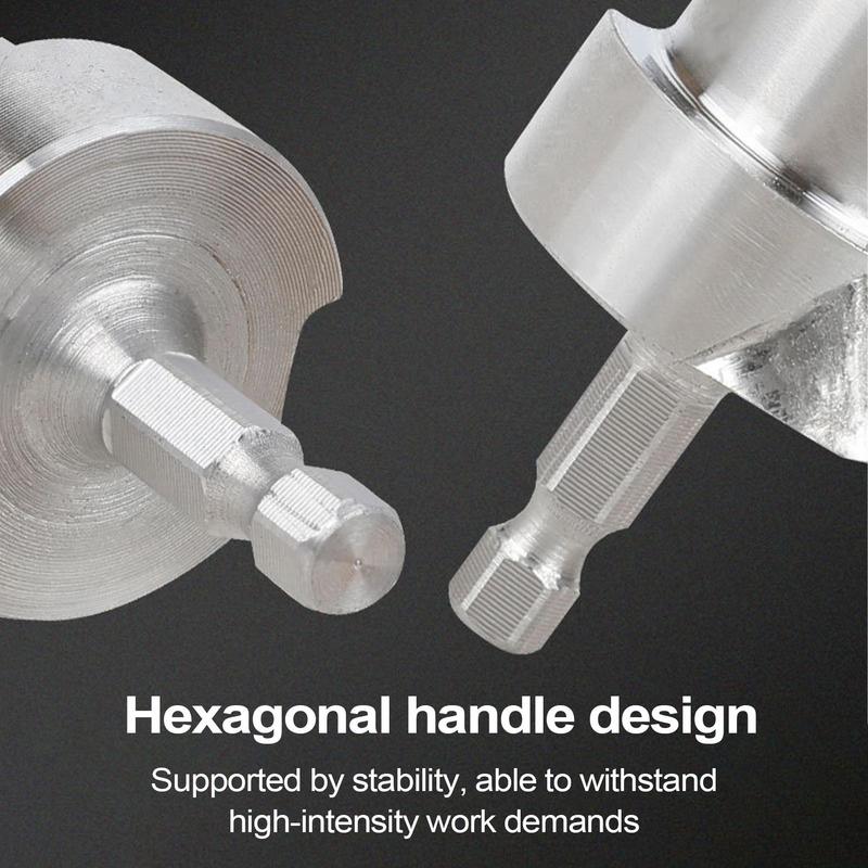 Step Bit Water Pipe Lifting Drill Bits With Hexagonal Shank Pipe Expander Drill Connection Tool For Water Pipe Tube Repair