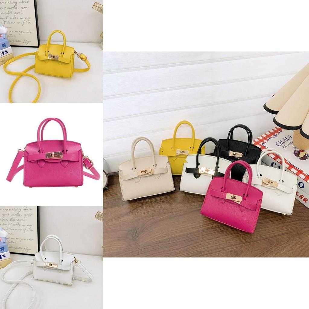 Childrens Pu Mini Bag With Litchi Texture For Kindergarten Girls Daily Use