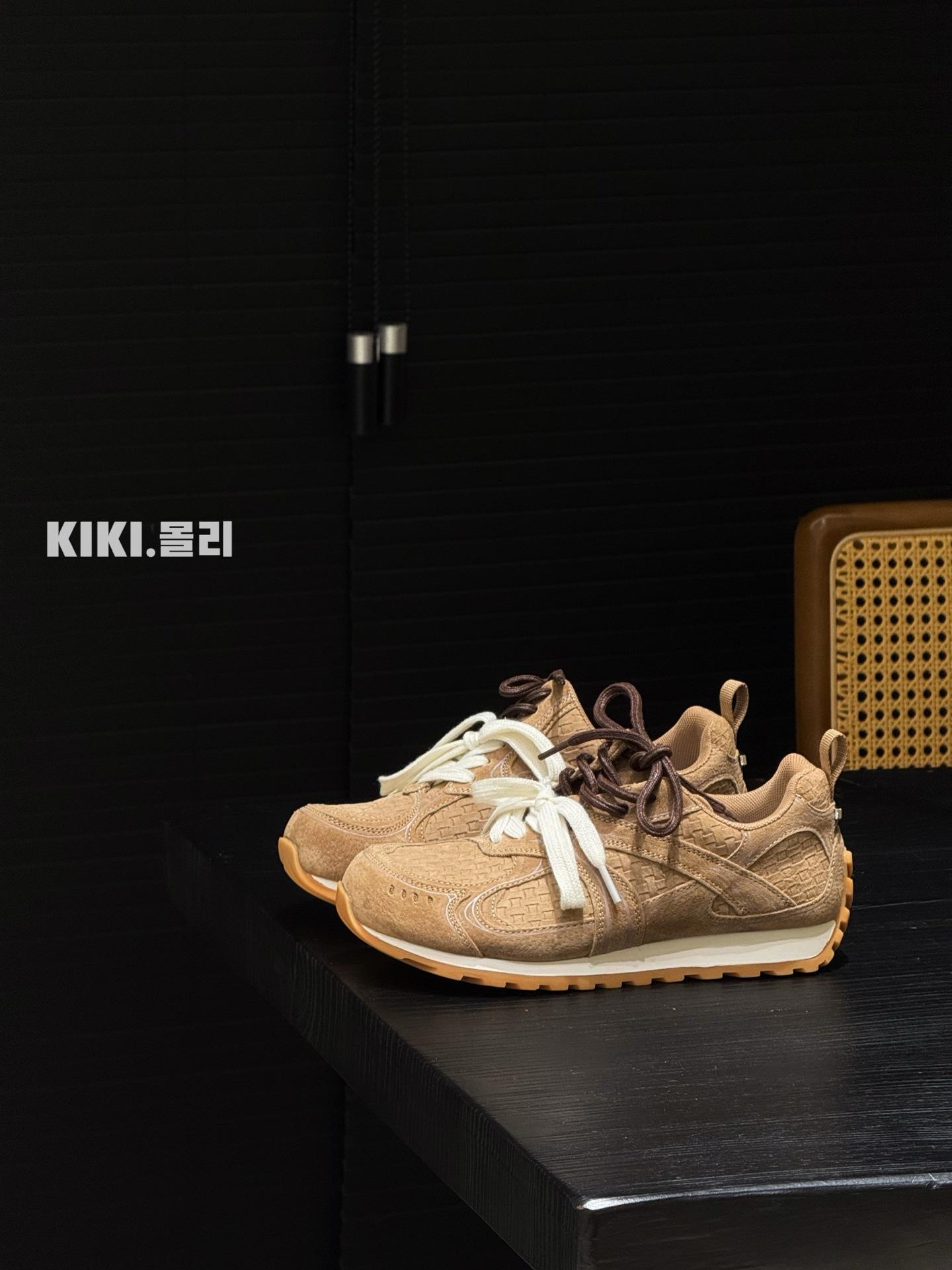 

Ретро французские плетеные кроссовки Wind Forrest Gump 2025 новинка на толстой подошве нишевый дизайн чувство цвета сочетание цветов увеличение роста повседневные спортивные кроссовки 39 хаки