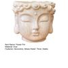Buddha Head Flower Pot Buddha Head Sculpture Decoration Meditation Buddha Statue Planter for Home Desk Corner