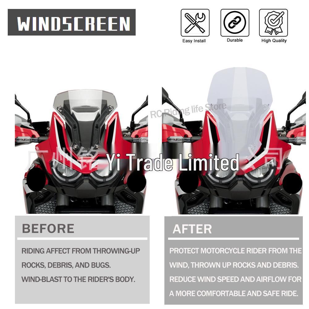 Honda CRF1000L Africa Twin ADV Motorcycle Windshield Deflector