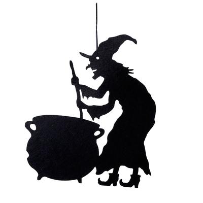 Halloween Hängeschilder Hexe Geist Fledermaus Schädel Spinne Halloween Horror Party Innen Außen Haus Wand Tür Hängende Party Deko