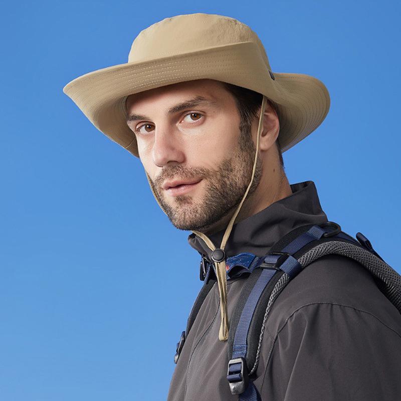 Summer Waterproof Outdoor Fisherman Hat Men's Anti-ultraviolet Sun Hat Women's Mountaineering Hat