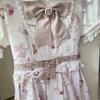 Used LIZLISA Salon de Fraise pattern dress pink Lizlisa