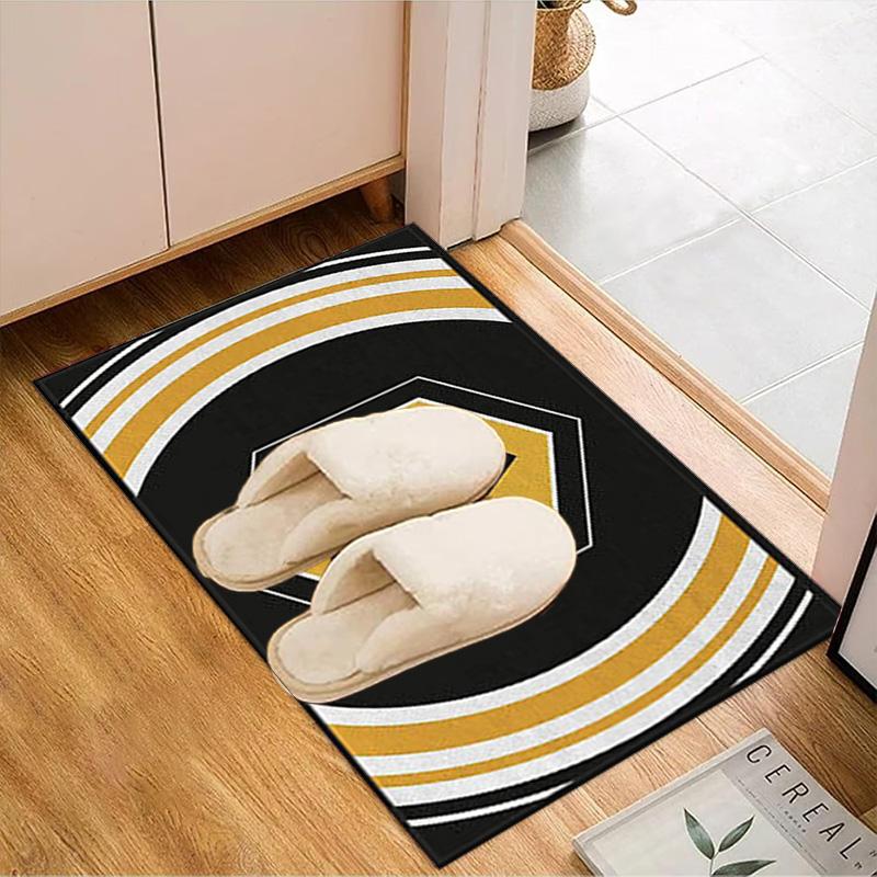 Wolves Football Club Emblem Printed Office Carpet Chair Cushion  Entryway Rug, Rugs for Living Room, Bedroom Christmas gifts