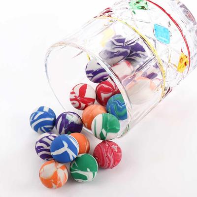 Games Mini 20mm Elastic for Child Rubber Ball Swirl Bouncing Balls Bouncing Balls Jumping Balls